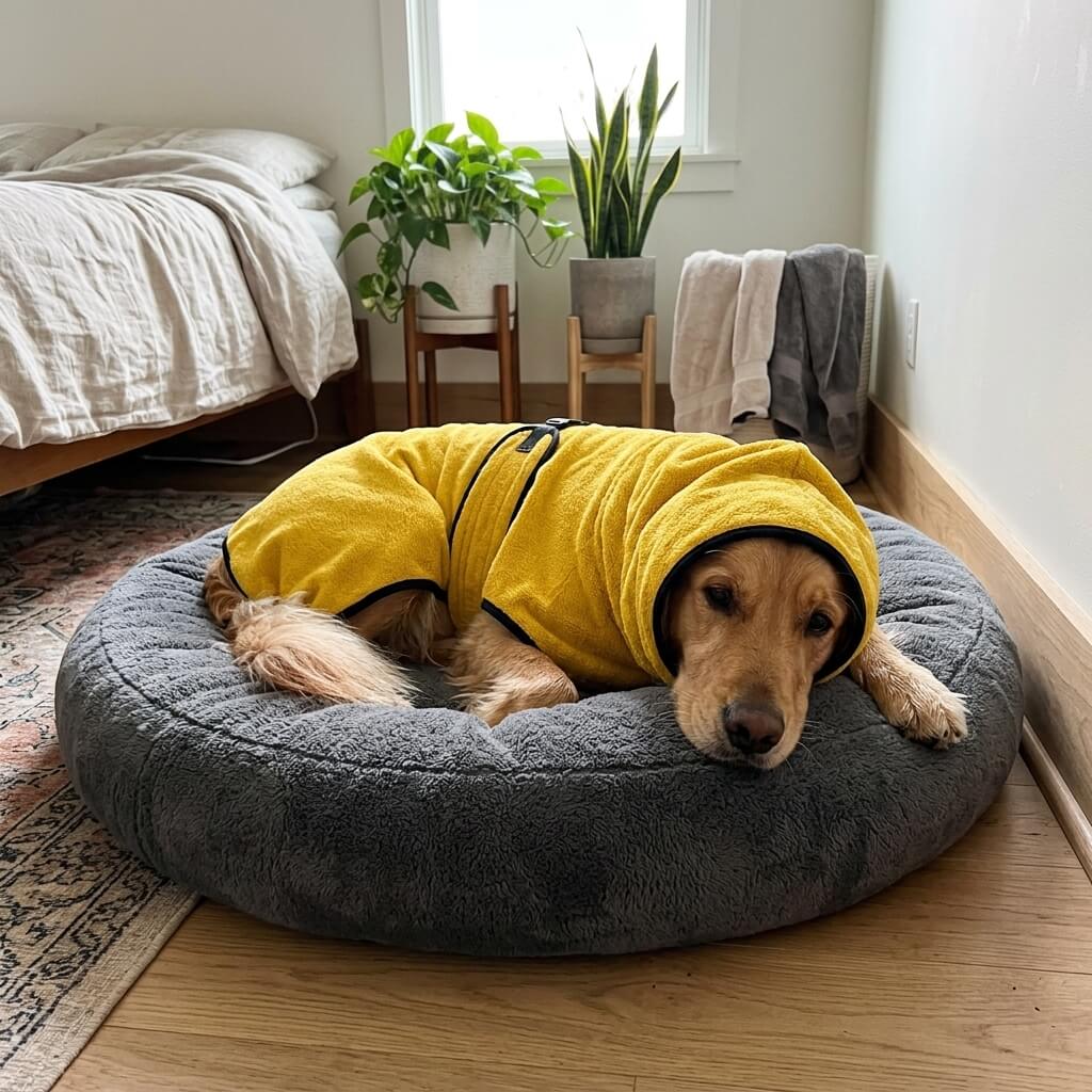 Furbi™ Soft Fleece Pet Bathrobe
